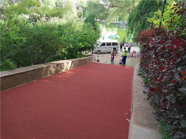 宝坻彩色路面施工